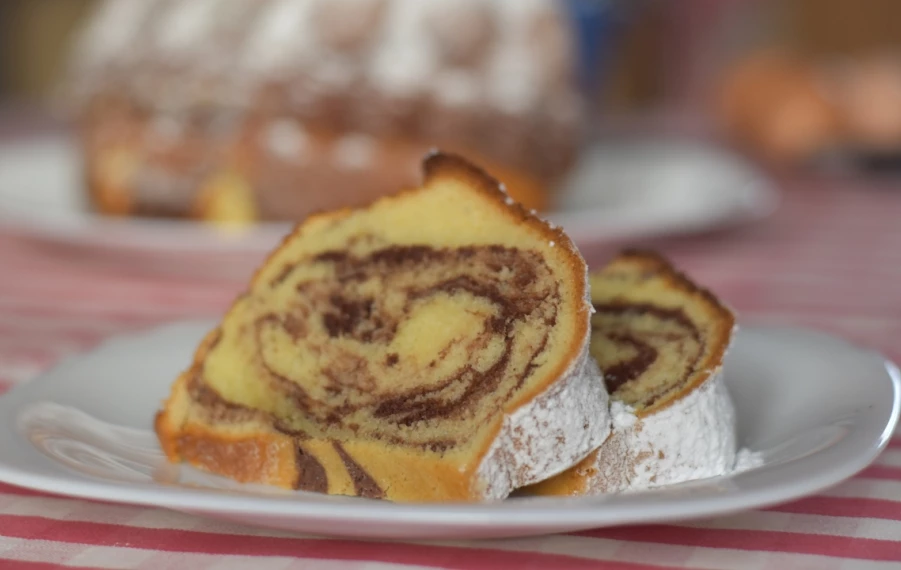 Mramorová bábovka so salkom