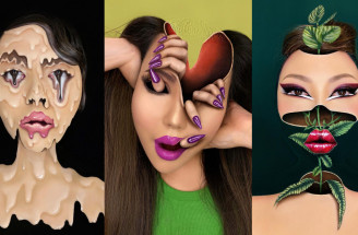 Neuveriteľné optické ilúzie vytvorené líčidlami – výtvory tejto make-up artistky ti pomotajú hlavu!