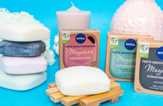 Vyhraj 3x nové čistiace pleťové mydlá MagicBar od Nivea