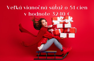 Veľká vianočná súťaž na KAMzaKRASOU.sk o 51 cien (v hodnote 3 240 €)