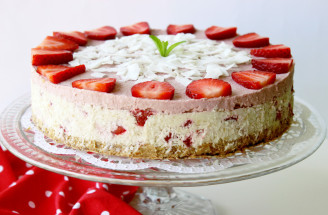 Zdravý recept: Famózny Raw jahodový cheesecake