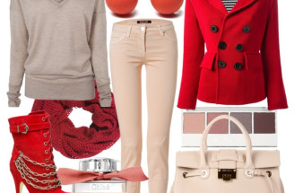 Béžovo-červená kombinácia: Váš outfit plný elegancie a vášne