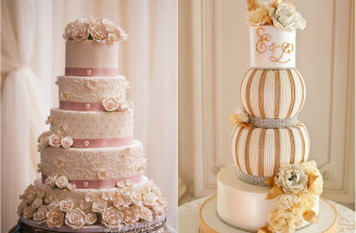 Neuveriteľne pekné svadobné torty
