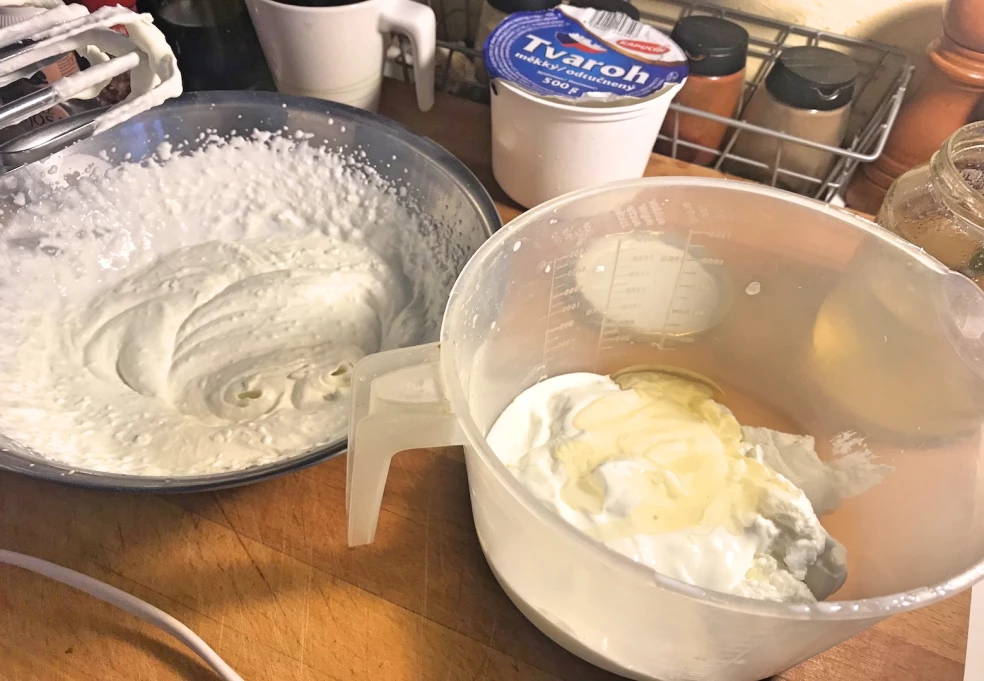 ingrediencie na smotanovú tortu