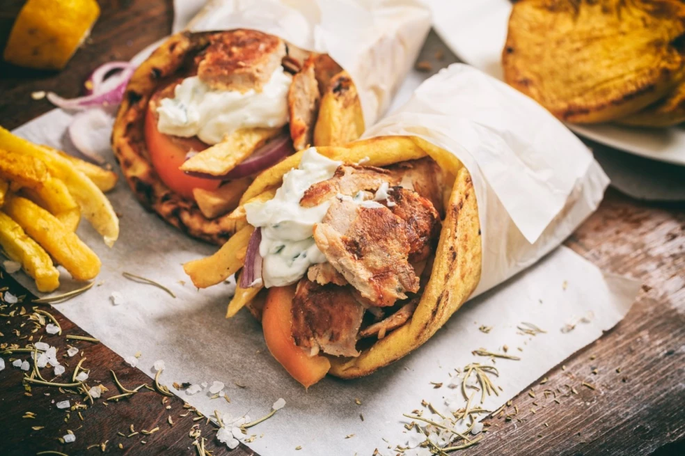recept na gyros