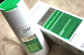 TEST: VICHY DERCOS - šampón proti lupinám na normálne až mastné vlasy