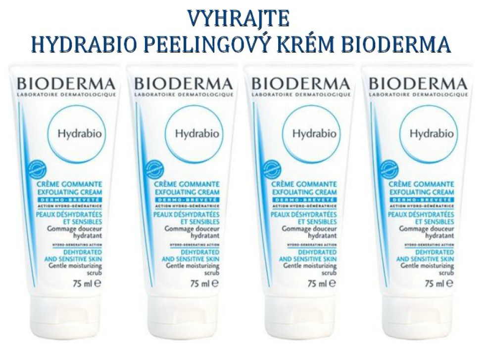 súťaž BIODERMA HYDRABIO PEELINGOVÝ KRÉM