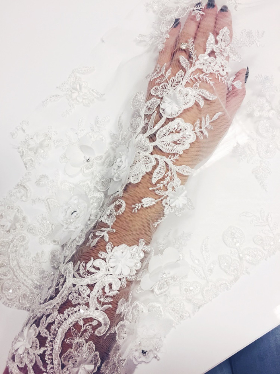 čipka, rukáv, svadobné šaty