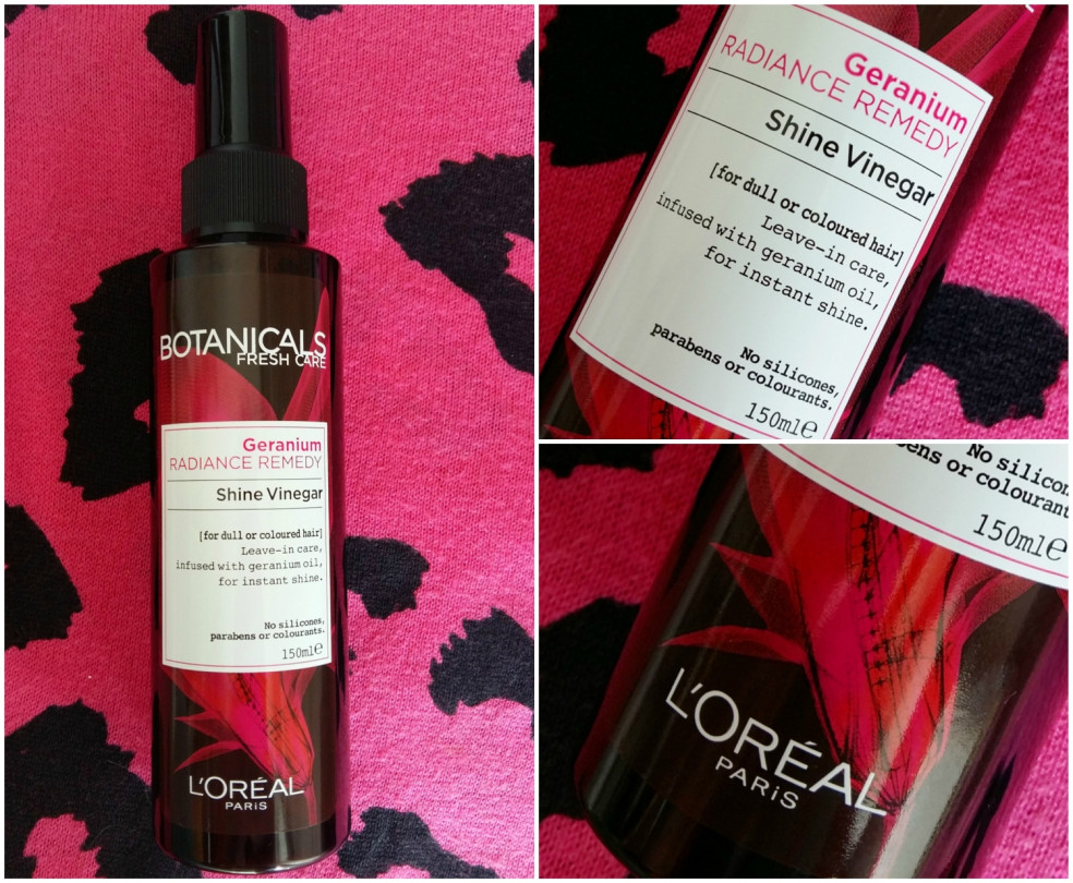 TEST: L´ORÉAL Paris - BOTANICALS Fresh Care - Geranium Radiance Remedy – šampón a ocot