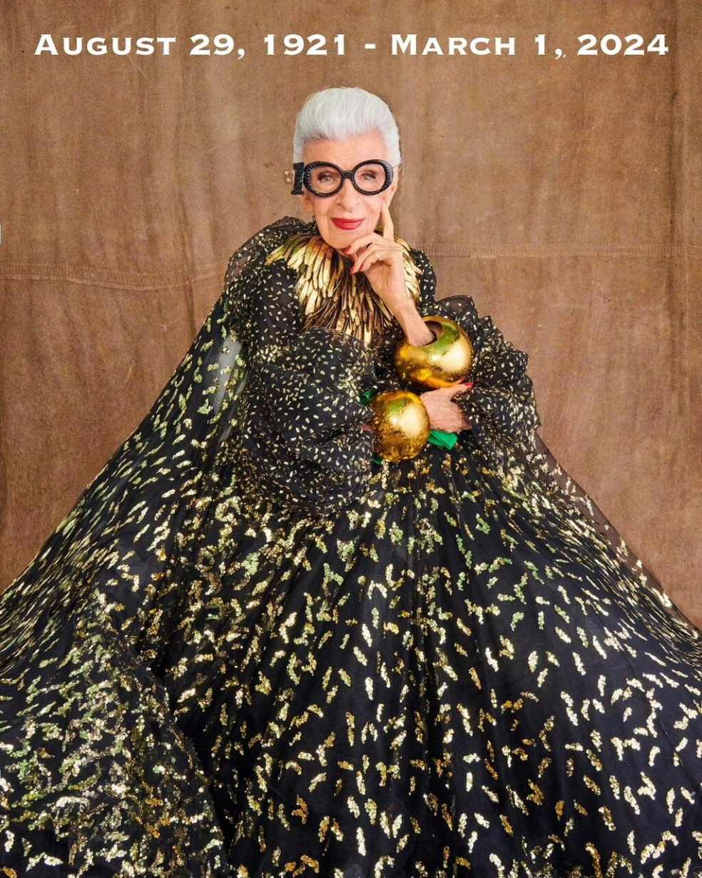 návrhárka Iris Apfel