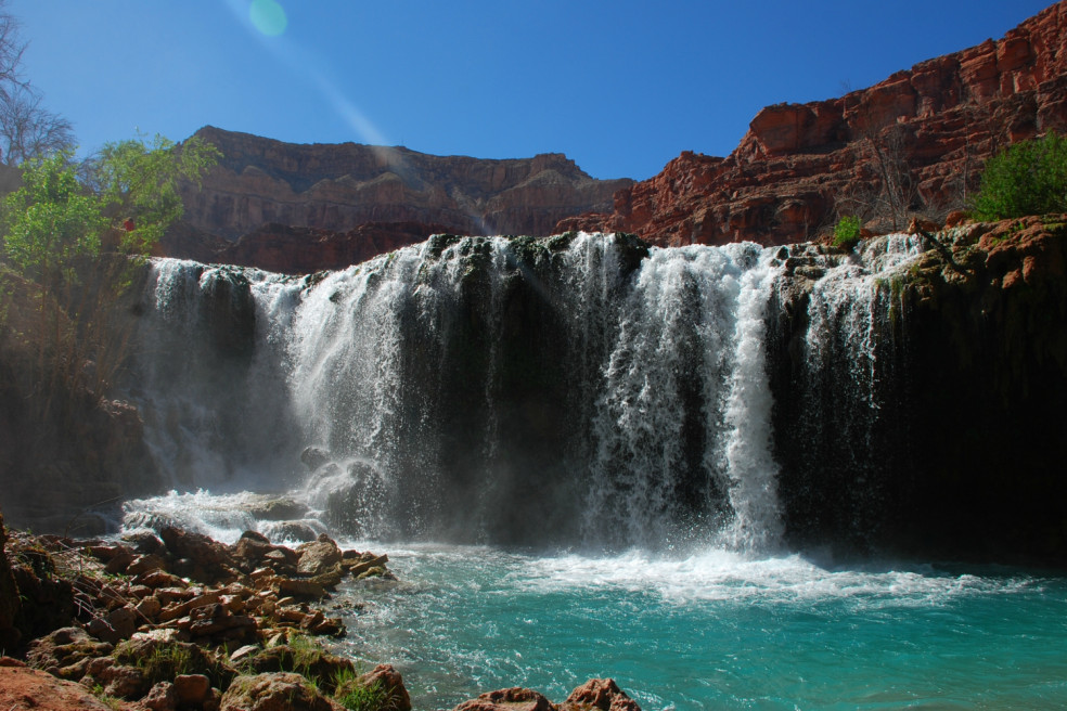 vodopády Havasu