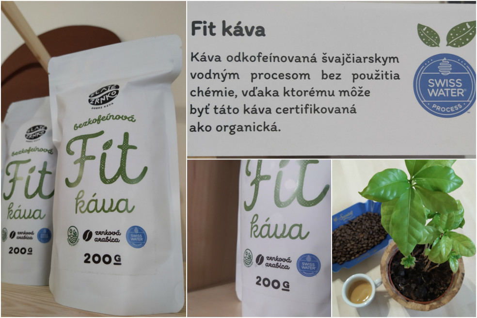 bezkofeínová FIT káva