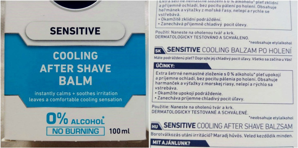 TEST: NIVEA - Balzam po Holení Sensitive Cooling