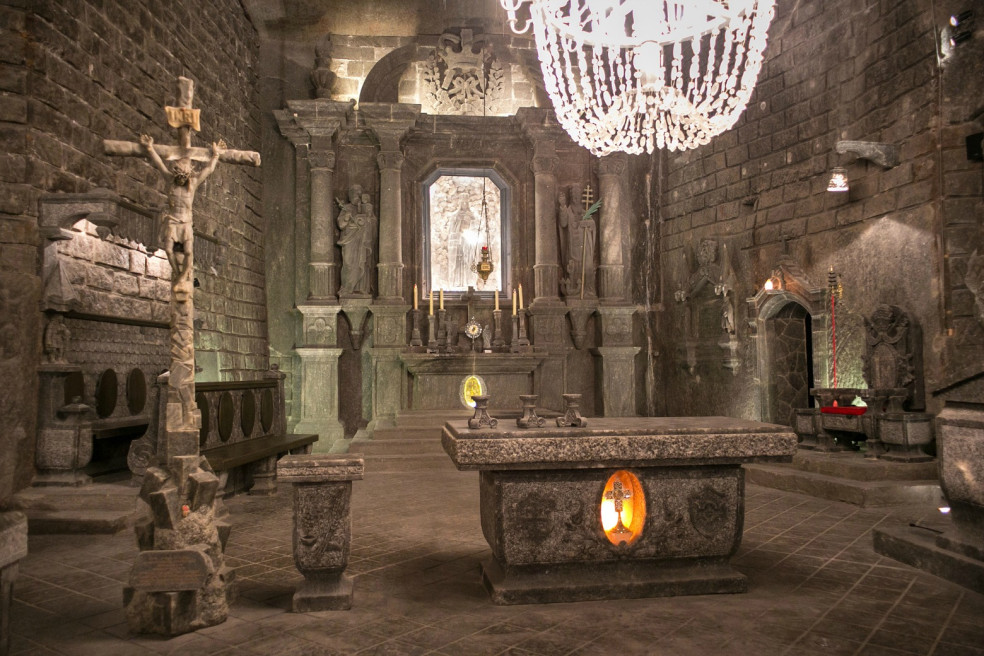 Wieliczka soľná baňa