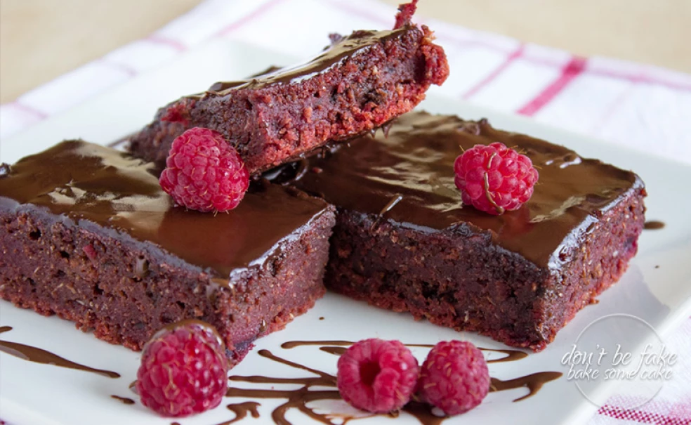 cviklové brownies