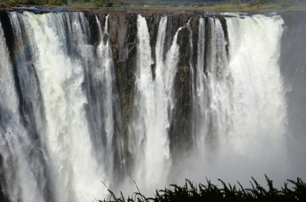 Viktoriine vodopády v Zimbabwe