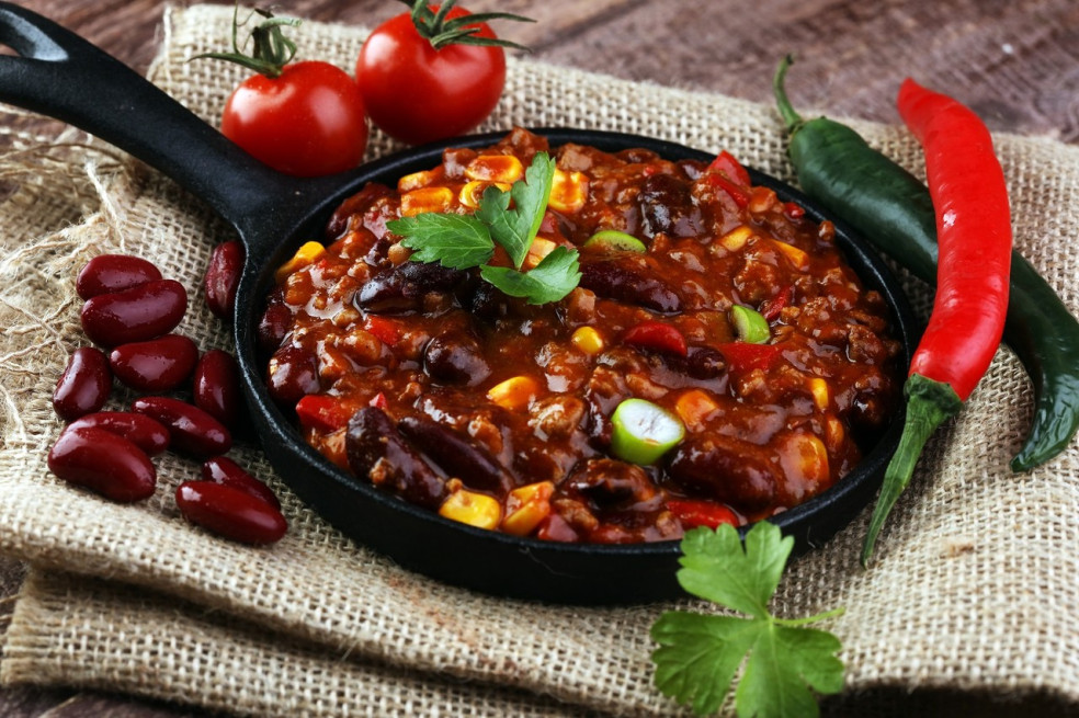 recept na chilli con carne