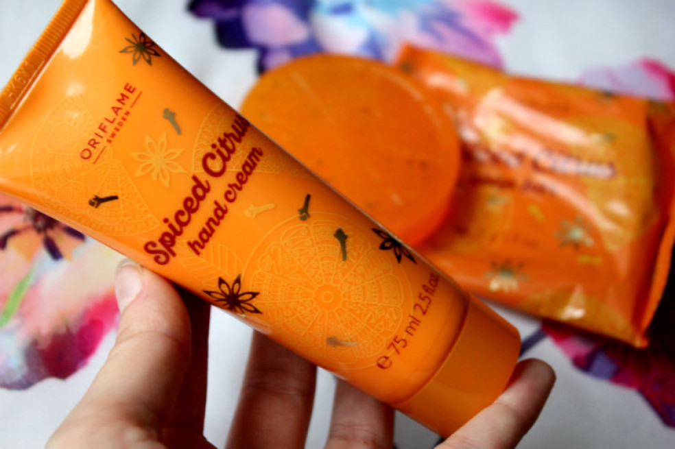 TEST: Oriflame - krém na ruky a mydlo Spiced Citrus