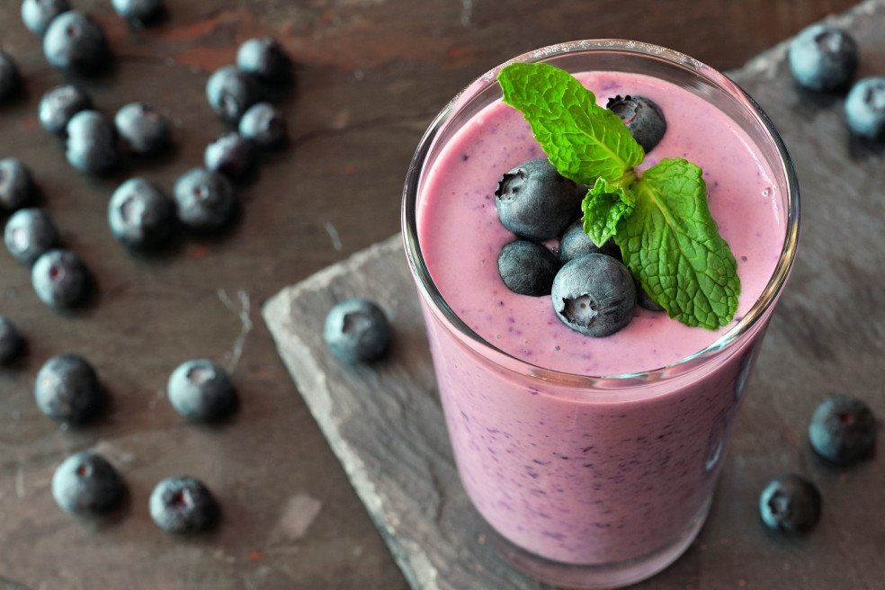 čučoriedkové smoothie