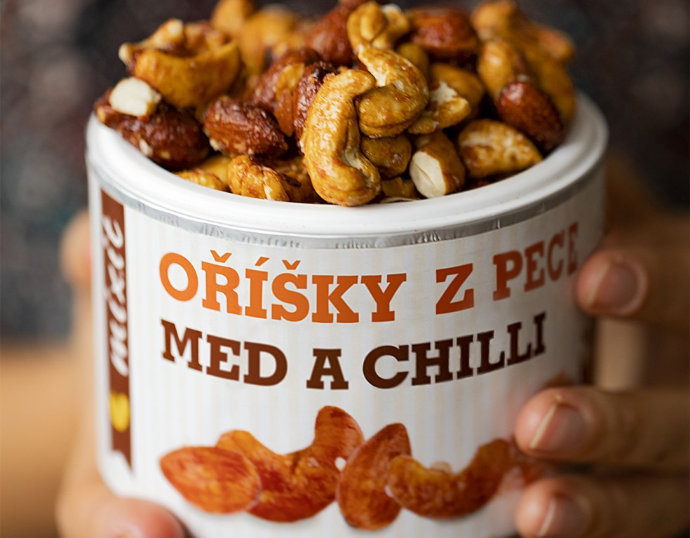 Mixit oriešky z pece
