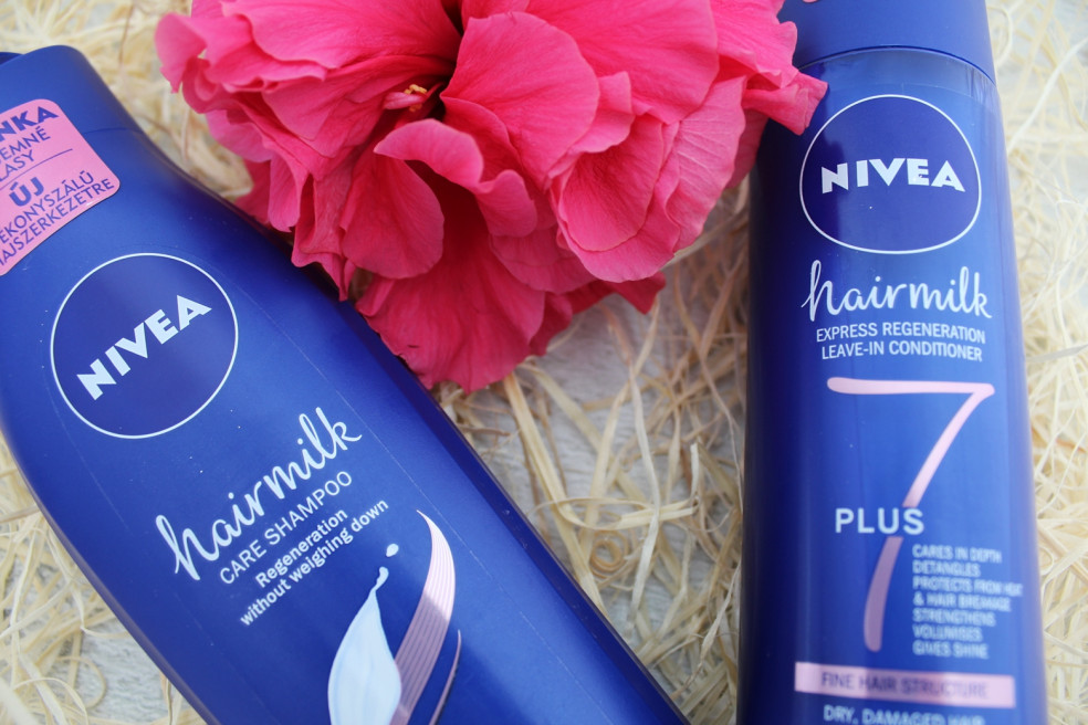 recenzia Nivea Hairmilk šampón a kondicionér