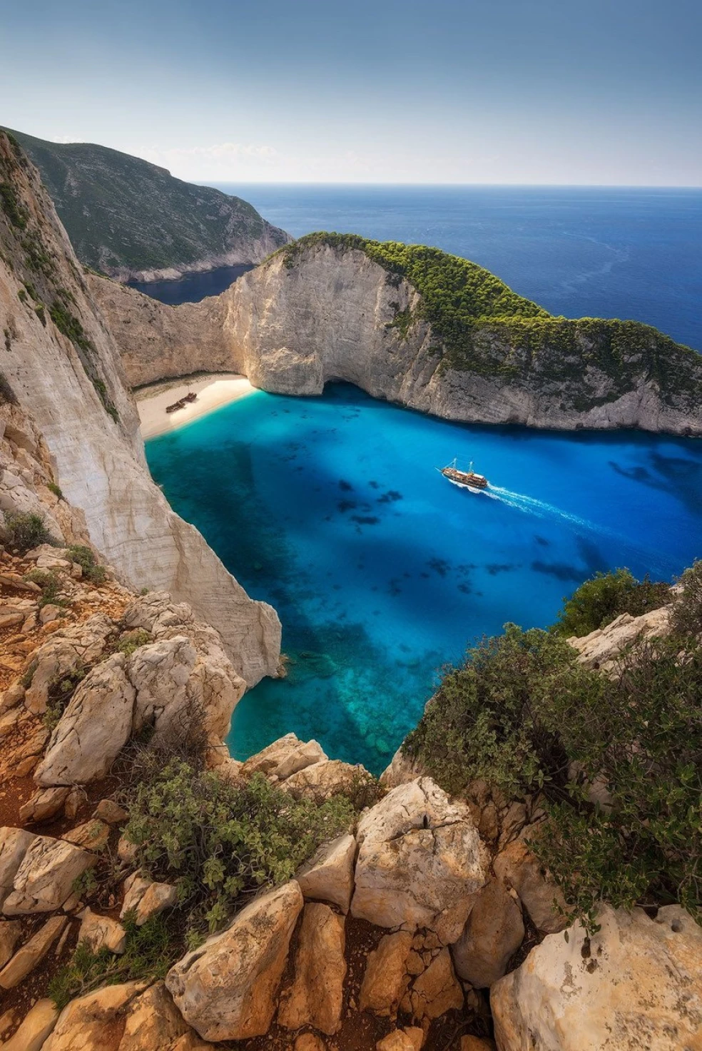 pláž Navagio Zakynthos