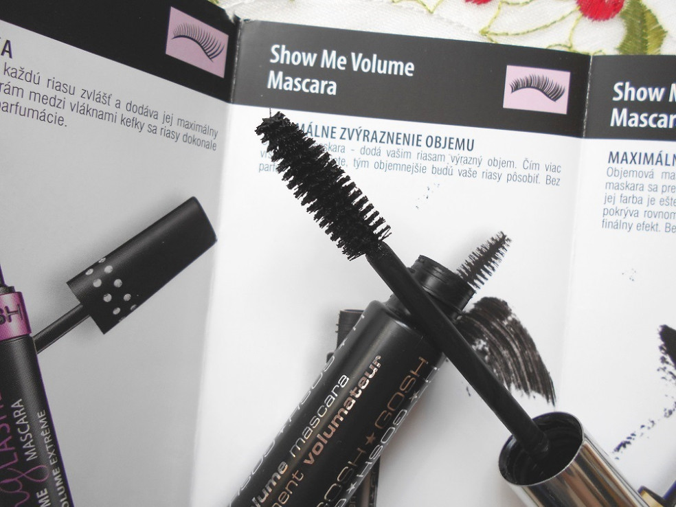 Show me volume – objemová mascara