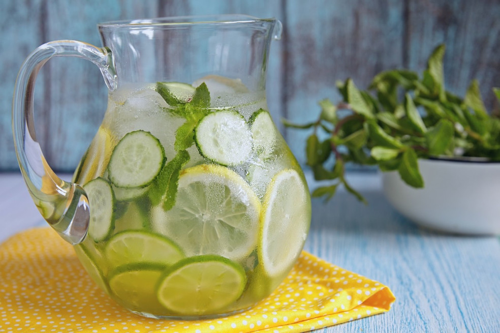 recept na uhorkovú limonádu