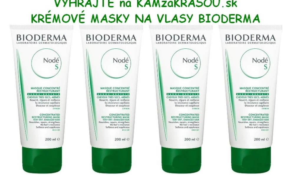 Vyhrajte Krémové masky na vlasy - BIODERMA