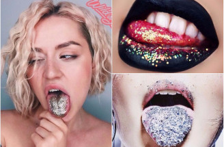 Glitrovaný jazyk: Najšialenejší beauty trend, aký tu kedy bol!