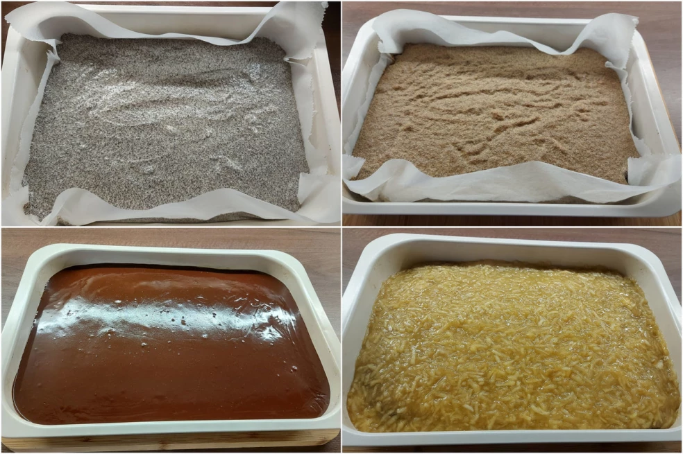 makový koláč s jablkami