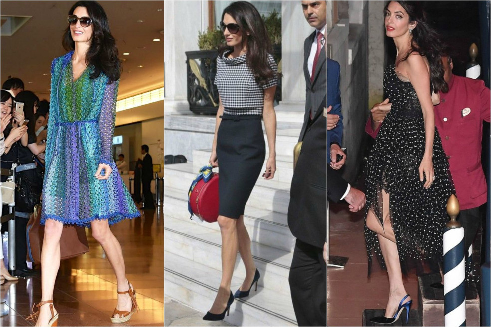 Amal Clooney look