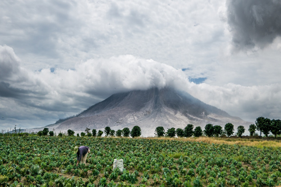 vulkán Sinabung