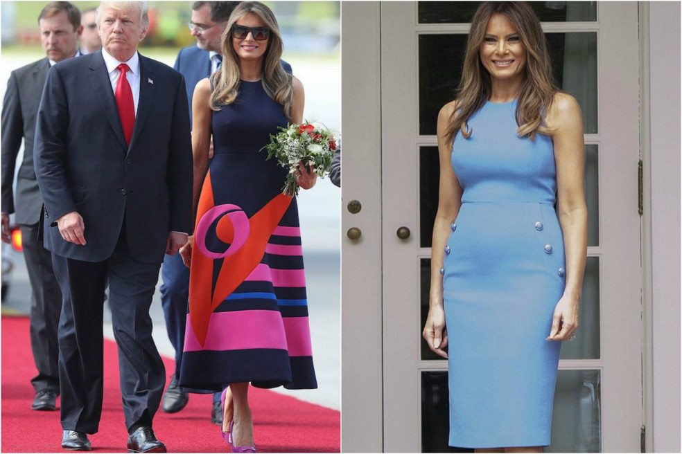 outfits Melania Trump