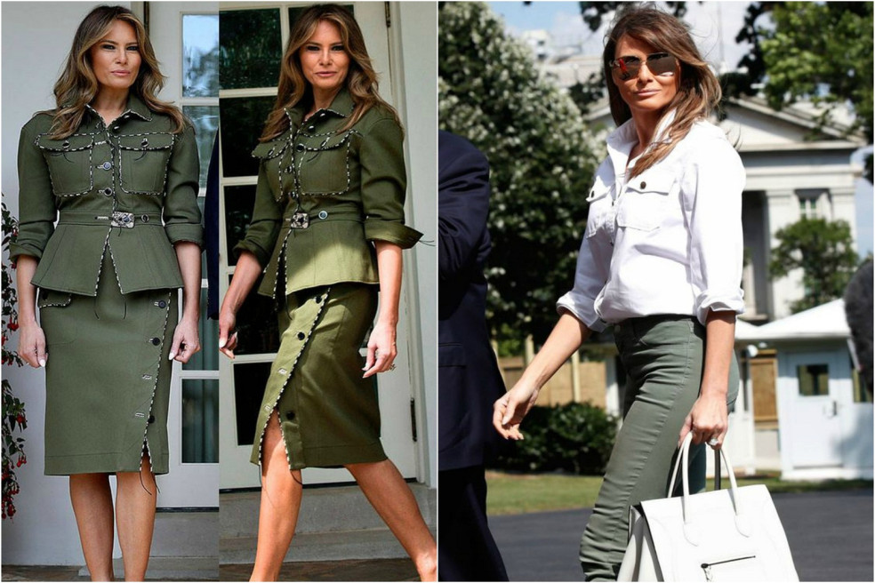 Melania Trump štýl obliekania