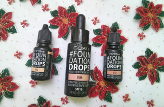 TEST: Gosh Foundation Drops - nový make-up
