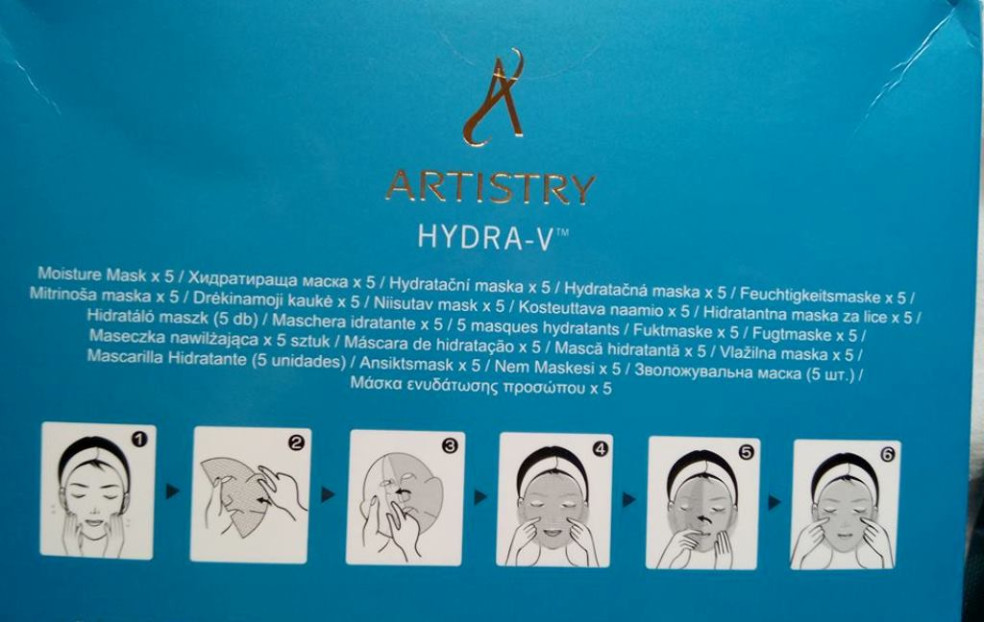 TEST: Artistry - Hydra-V - Hydratačná Maska