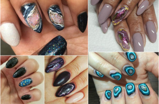 Geode nails – dychberúce nechtové kreácie, ktoré vás očaria