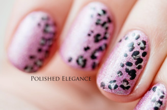 Ružový leopard - nail art tutoriál