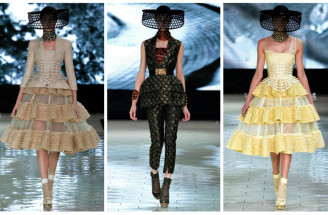Alexander McQueen - jesenná kolekcia šiat