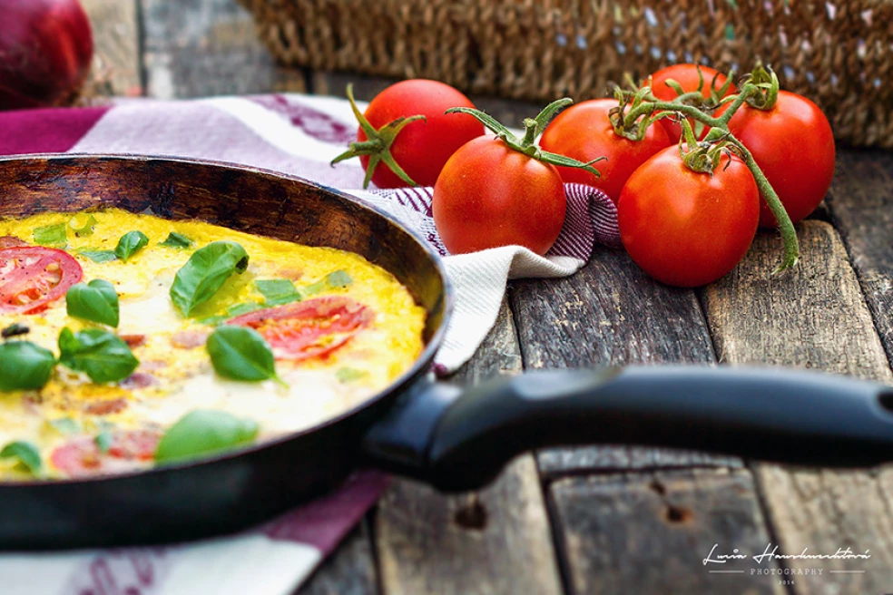 Vajíčková frittata s talianskym syrom