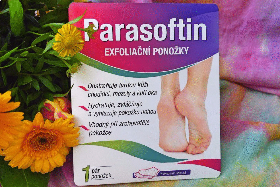 Parasoftin exfoliačné ponožky