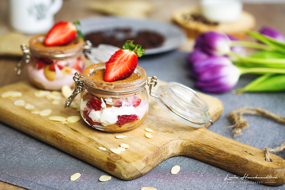 Recept: Trojfarebné jahodové tiramisu