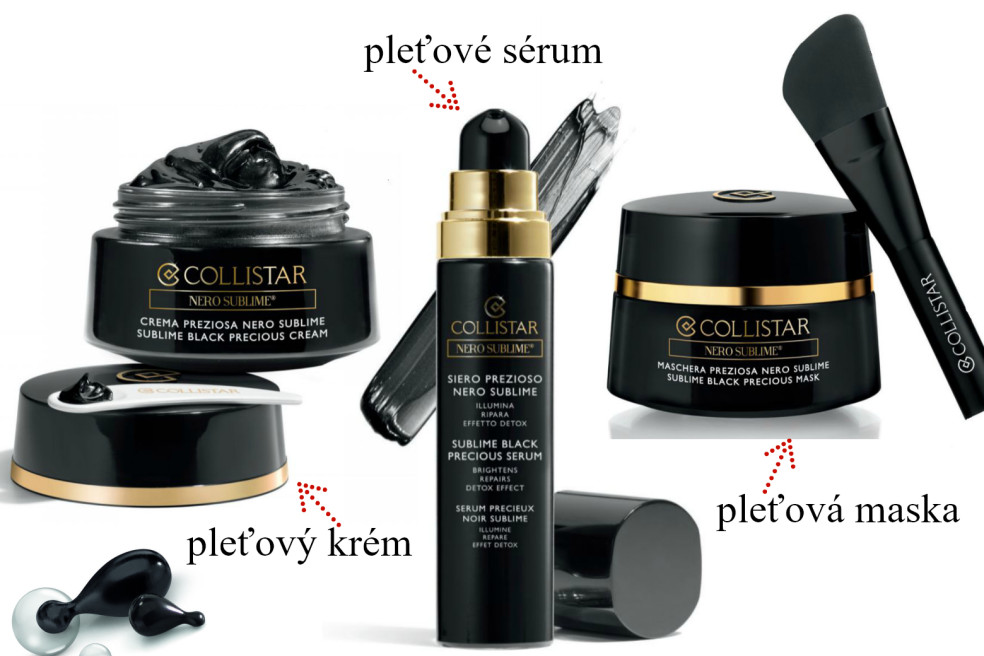 pleťový krém, sérum a maska