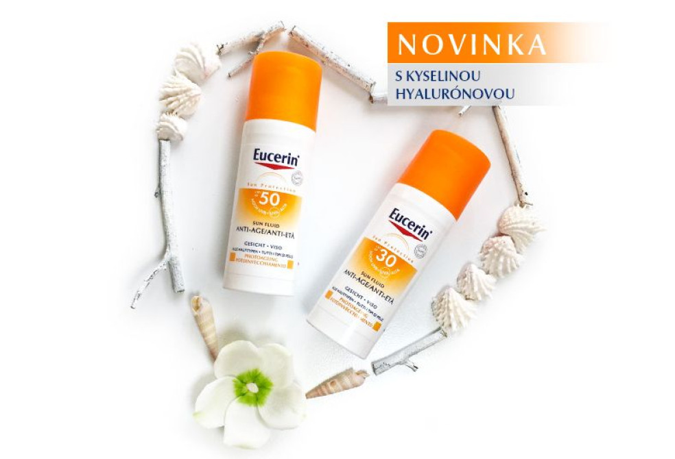 Vyhrajte 8x nové EUCERIN Emulzie na opaľovanie na tvár proti vráskam SPF 50