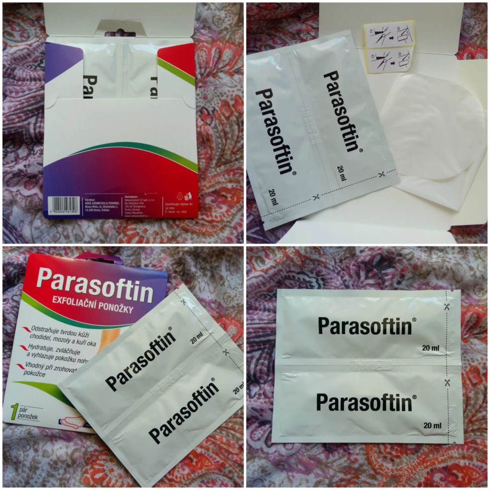 test Parasoftin exfoliačné ponožky