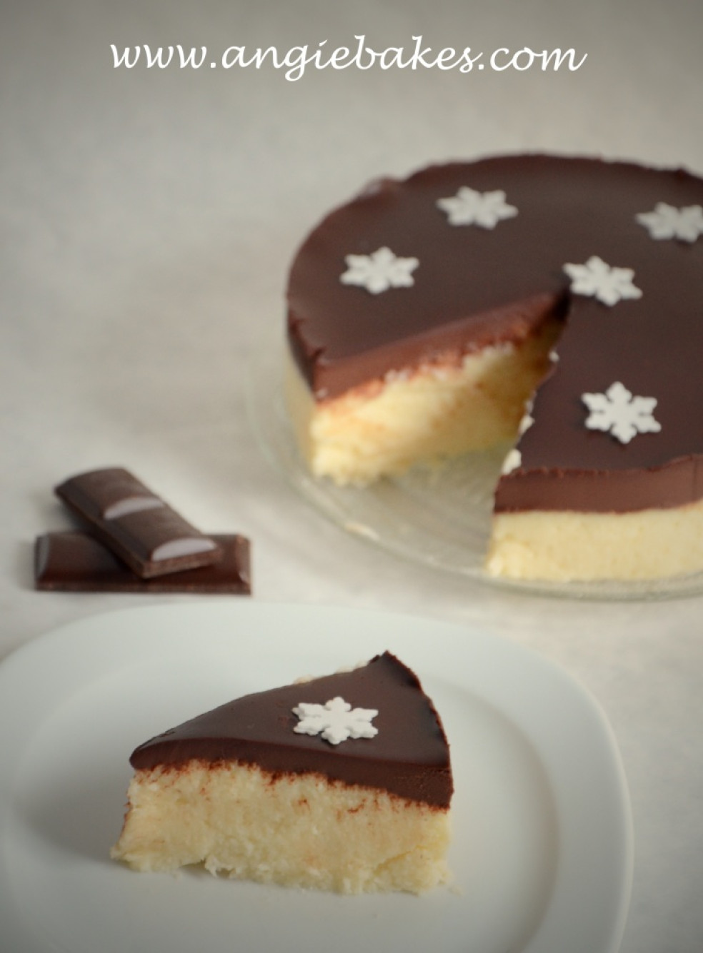 Krupicová torta s čoko ganache