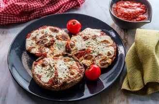 Grilované huby portobello: Domáca pizza pre každého