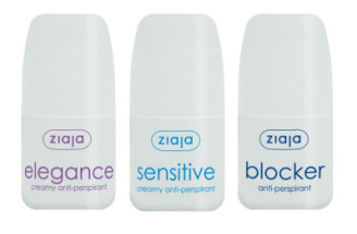 Nové antiperspiranty Ziaja