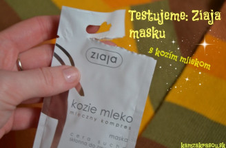 TEST: Ziaja - jednorazová pleťová maska